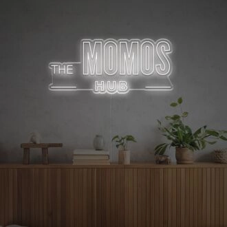 Brighten Your Bars, Weddings, and Home Décor with The Momos Hub LED Neon Sign.