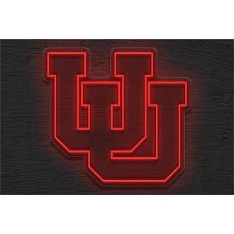 Brighten Your Game Room, Sports Bar, or Dorm with The University of Utah Logo LED Neon Sign.