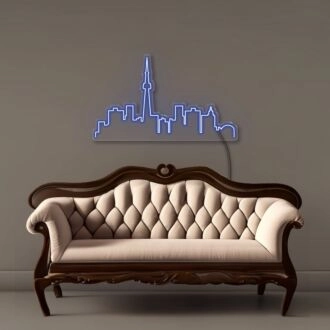 Toronto Cityscape Neon Signs