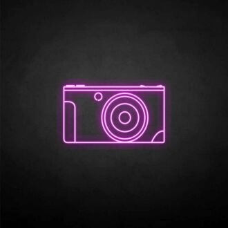 'CAMERA' neon sign