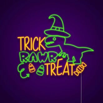 Trick Rawr Treat Neon Sign