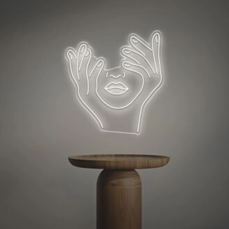 Brighten Up Your Space: Trippy Face LED Neon Sign Perfect for Bars, Home Décor, and Funky Parties