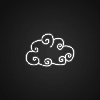 Twirly Cloud Neon Sign Add a dreamy touch to any room
