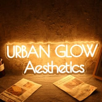 Urban Glow Aesthetics Neon Sign