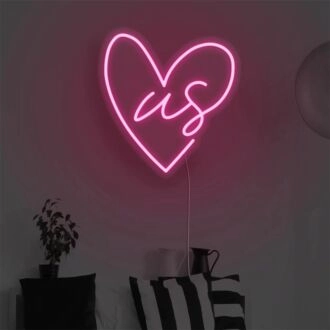 Brighten Your Spaces: Us LED Neon Sign Perfect for Home Decor, Office Ambiance, and Bar Highlights.
