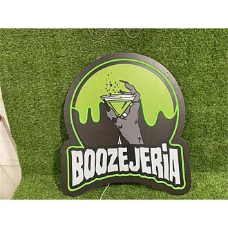 Light Up Your Nights: From Chic Home Bars to Vibrant Parties with the Uv Custom Bar Sign Boozejeria LED Neon Sign.