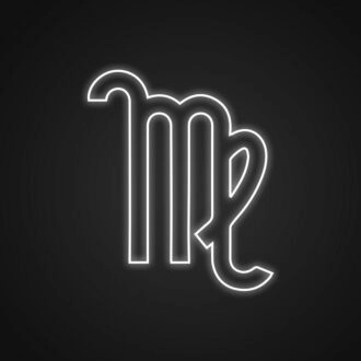 Virgo Neon Sign for Horoscope Enthusiasts