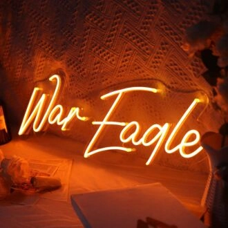 War Eagle Neon Sign for Sports Fans