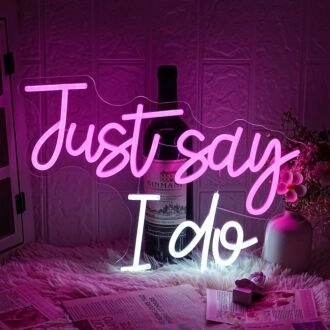 Just Say I Do Neon Light