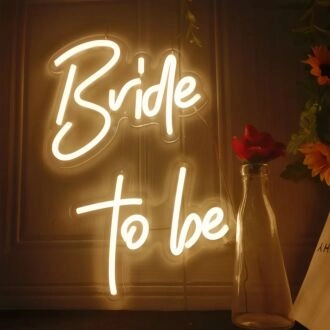 Bride to Be Wedding Neon Sign