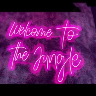 Welcome To The Jungle Neon Sign