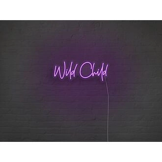 Wild Child Neon Sign for Playful and Fun Spaces