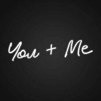 You Me Customizables Neon Sign for Personalized Decor