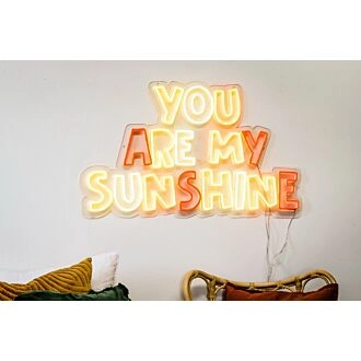 You Are My Sunshine Neon Sign for Positive and Loving Spaces