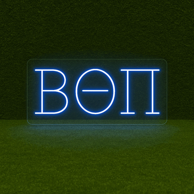 Beta Theta Pi ΒΘΠ LED Neon Sign Celebrating Brotherhood and Lifelong ...