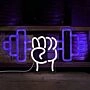 Gym Hand Holding Dumbbell Style 1 Neon Sign