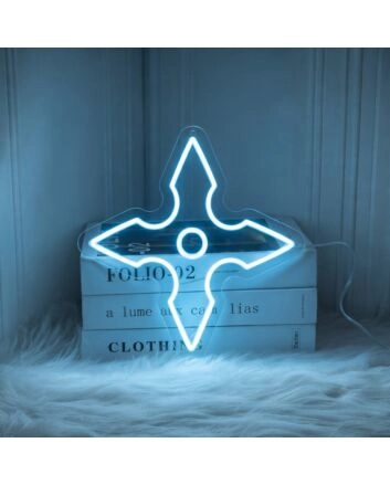 Add a Ninja Spark to Your Home, Office, and Special Events with the Shuriken LED Neon Sign.