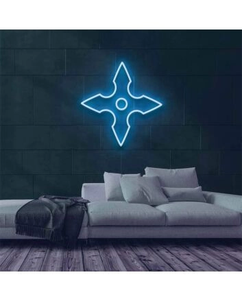Add a Ninja Spark to Your Home, Office, and Special Events with the Shuriken LED Neon Sign.