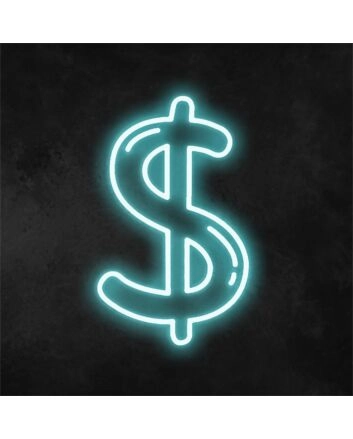 Elevate Your Office or Bar Atmosphere with the Symbol Dollar LED Neon Sign
