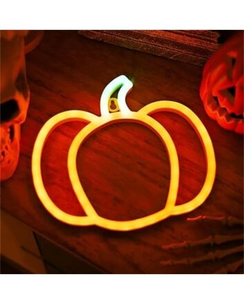 Elevate Your Thanksgiving Ambiance: Perfect Pumpkin LED Neon Sign for Home, Office, and Festive Gatherings.