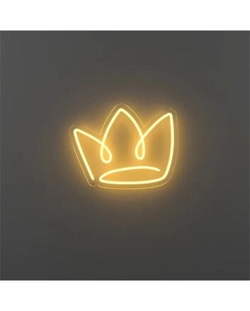 Brighten Your Bar, Wedding, and Home Décor with The Crown LED Neon Sign.
