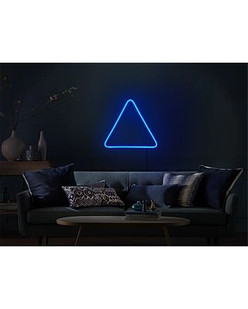 Brighten Up Any Space: Triangle LED Neon Sign for Bars, Weddings, and Chic Home Decor