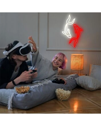 Brighten Up Your Bar, Wedding, and Home Decor with the Two Fish LED Neon Sign