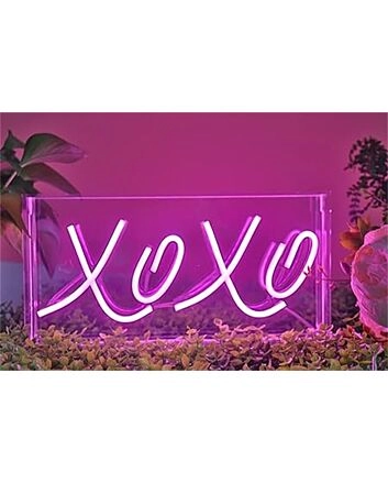 Brighten Up Your Wedding, Bar, and Home Atmosphere with Xoxo Lightbox LED Neon Sign.