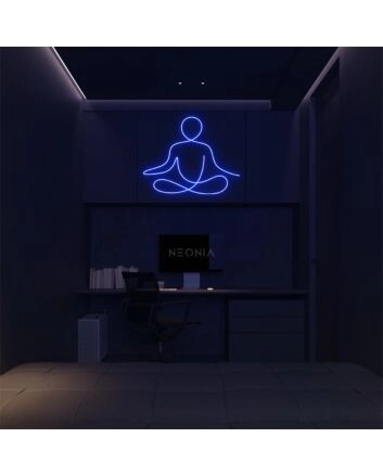 Brighten Up Your Yoga Studio, Home, or Wellness Space with the Versatile Yoga LED Neon Sign LED Neon Sign.
