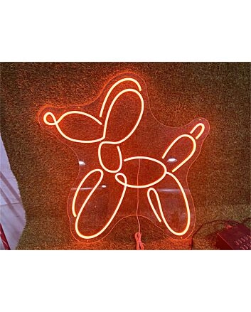 Brighten Your Child&#039;s Bedroom or Next Birthday Bash with the Cute Balloon Puppy LED Neon Sign.