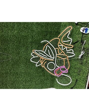 Brighten Your Space with a Unique Japanese Fish Pattern LED Neon Sign - Perfect for Home Decor, Restaurants, and Themed Events