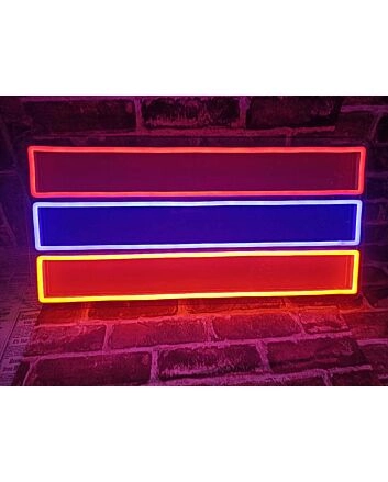 Armenian flag neon sign