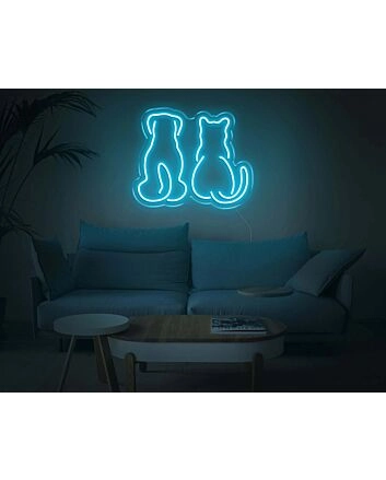 Dog and Cat V1 LED Neon Sign