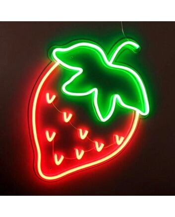 Strawberry Neon Sign