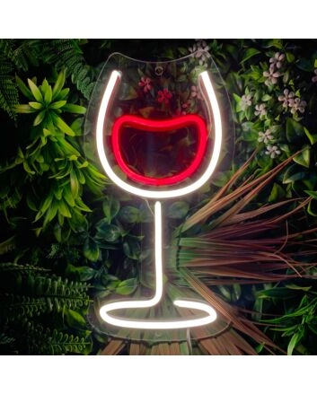 Wine Glass Neon Sign