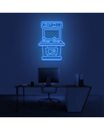 Arcade machine neon sign