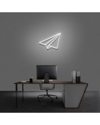 Paper Airplane Neon Sign