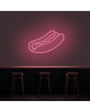 Hot Dog Neon Sign