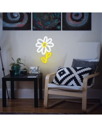 Brighten Up Your Space: Beautiful Sunflowers Neon Sign for Home Decor, Store Displays, and Chic Weddings.