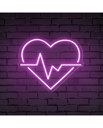 Brighten Up Your Romantic Evenings and Weddings with Heart Wave Neon Sign.