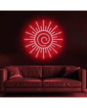 Brighten Your Living Space, Office, or Celebration: Multicolor Sun Magic Led Neon Sign Perfect for Room Decor, Storefronts, and Festive Events.