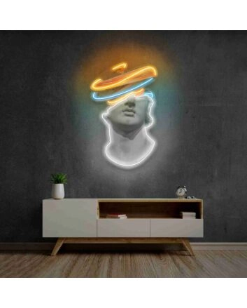 Elevate Your Space: Into Face Led Uv Neon Sign for Chic Home, Office, and Modern Bar Decor Environments.