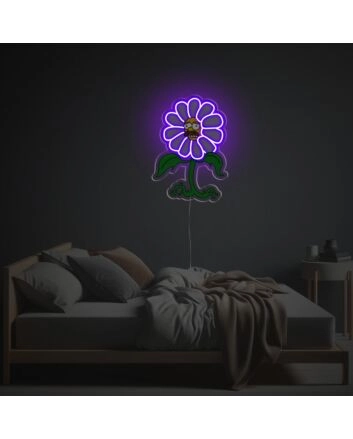 Brighten Up Your Bar or Games Room with Homer Simpson In Daisy Suit LED Neon Acrylic Artwork.