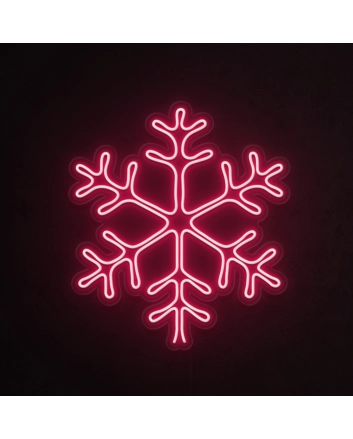 Snowflake Neon Sign