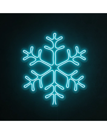 Snowflake Neon Sign