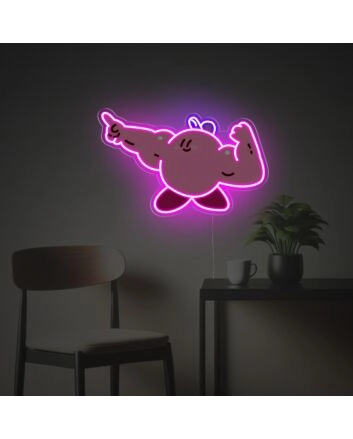 Brighten Up Your Space: From Home Decor to Office Chic with Strong Kirby LED Neon Acrylic Artwork.