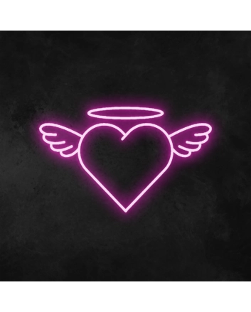 Angel Heart Neon Sign