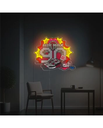 Brighten Your Spaces from Home Decor to Bars: The Versatile Importance of Air Max 90 With Graffiti LED Neon Acrylic Artwork