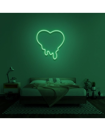 Melting Heart Neon Sign