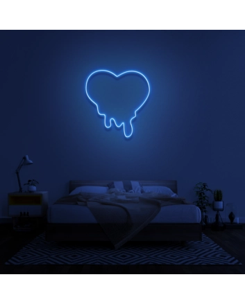 Melting Heart Neon Sign